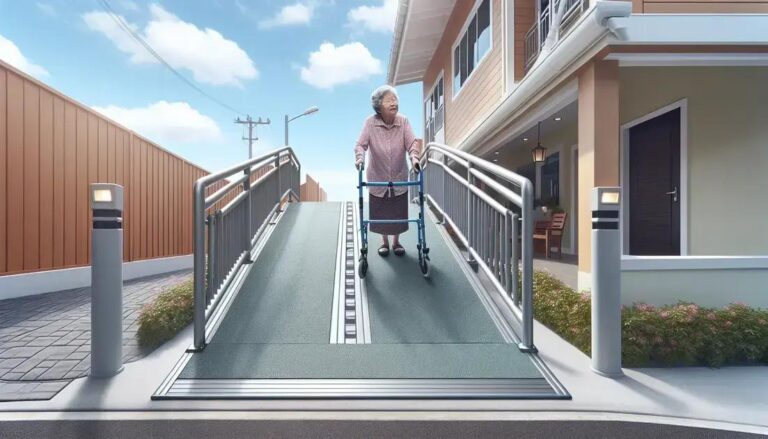 Rampas residenciais: tipos, instalação e benefícios para idosos